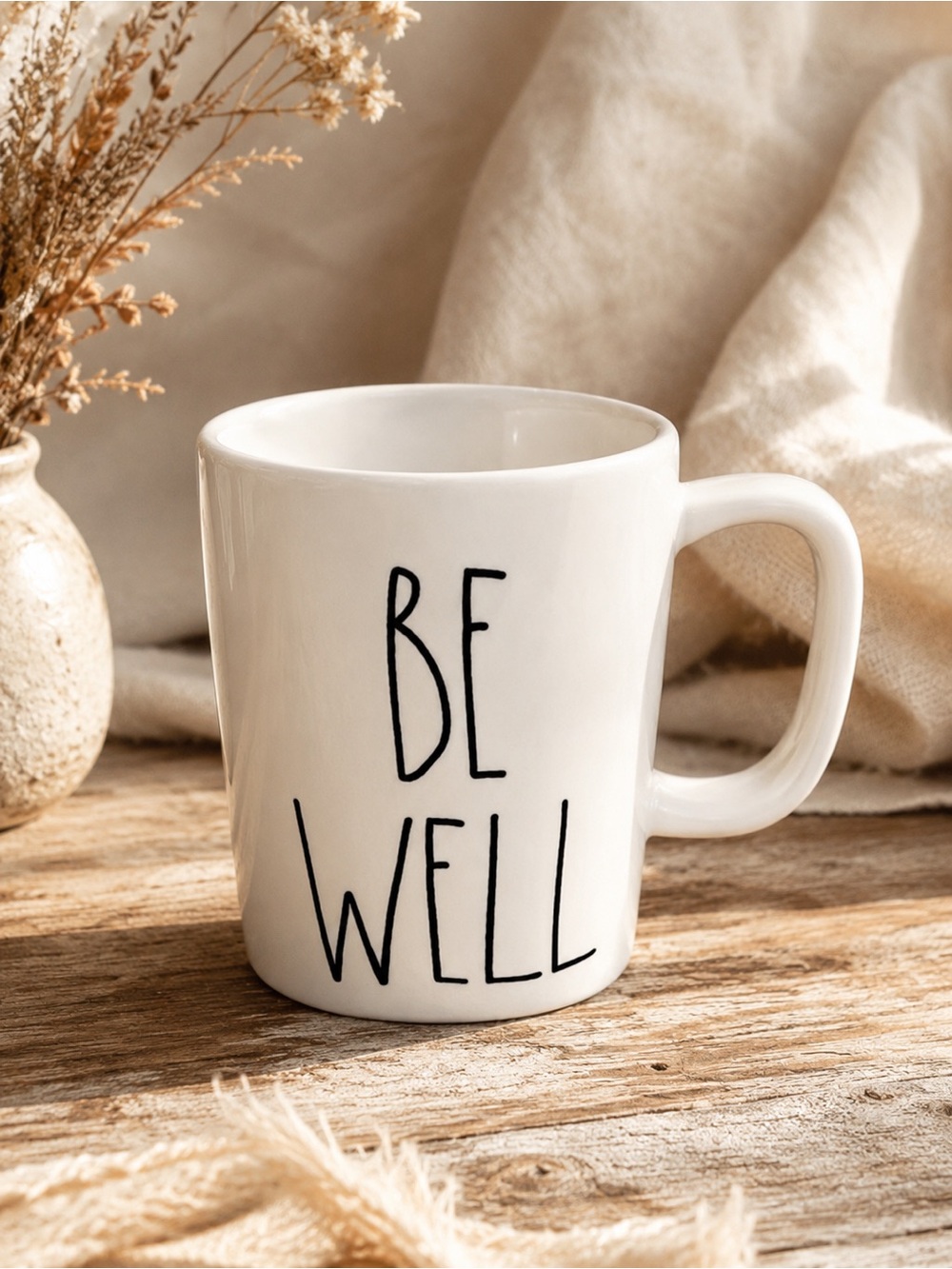 Rae Dunn‎ Be Well Mug LL Farmhouse Ceramic Coffee Cup